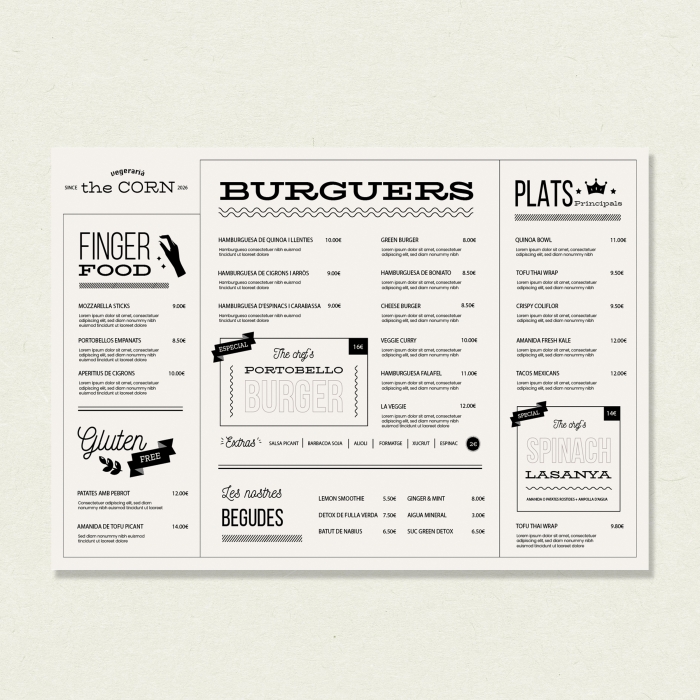 ESTOVALLES BAR-RESTAURANT PERSONALITZADES PAPER / Impremta Anfruns