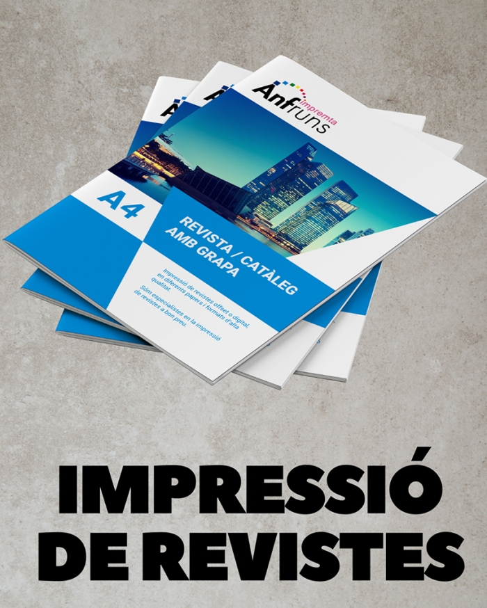 IMPRESSIÓ DE REVISTES / Impremta Anfruns